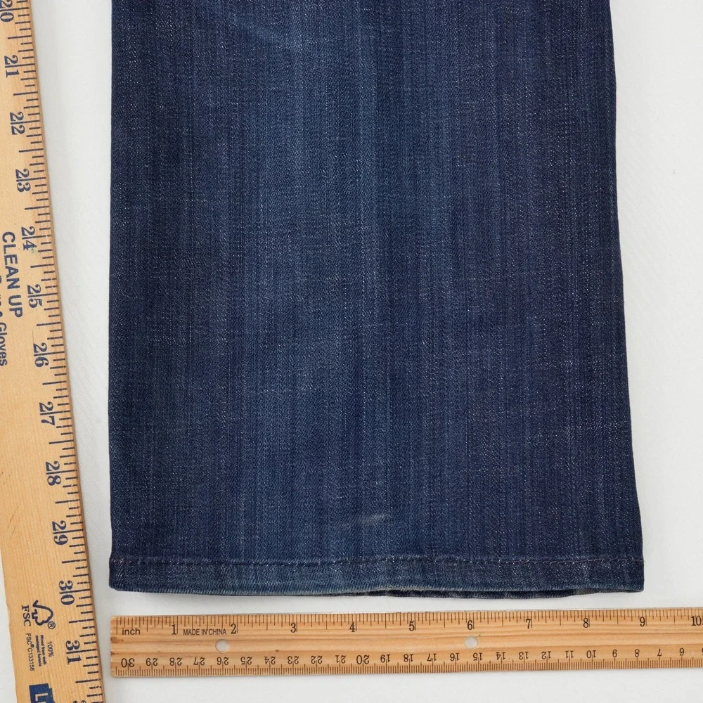 Fidelity Denim 50-11 Jeans Mens 38 Ventilator Blue Straight Leg Cott‎ Fits 38x30